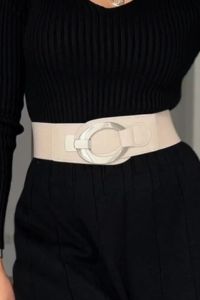 elastický pásek, hnědá