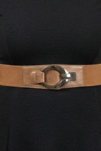 elastický pásek, hnědá