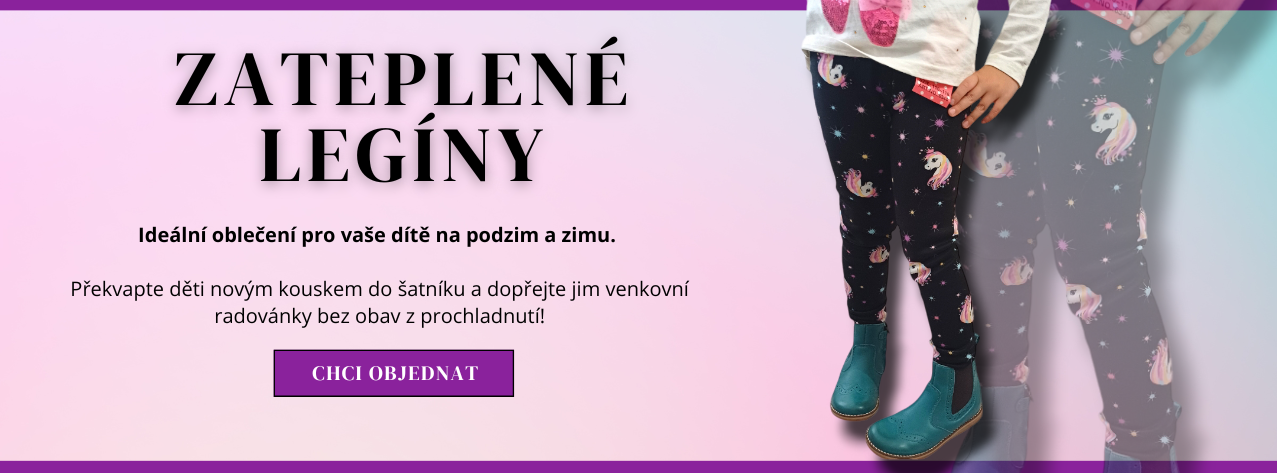 zateplené dívčí legíny