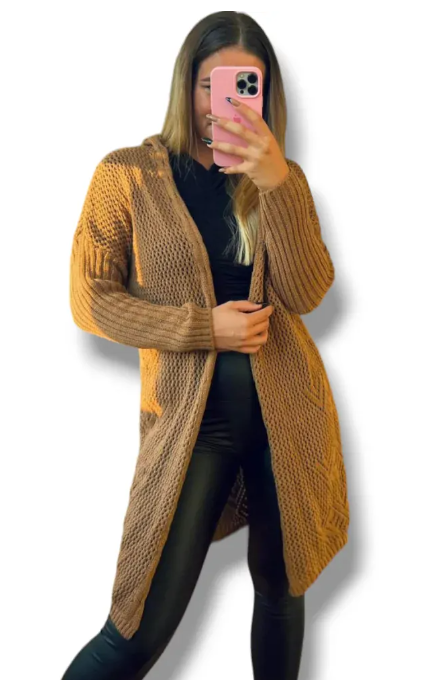 Svetr Cathrine - camel, sedne od velikosti XS do XL
