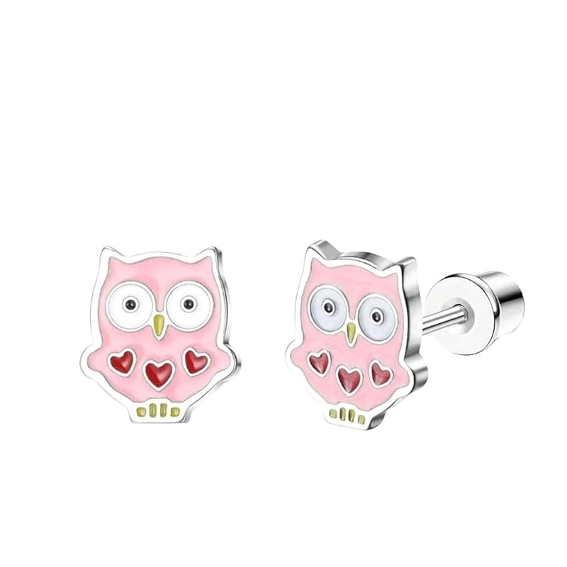 OWLIE - dětské náušnice z chirurgické oceli
