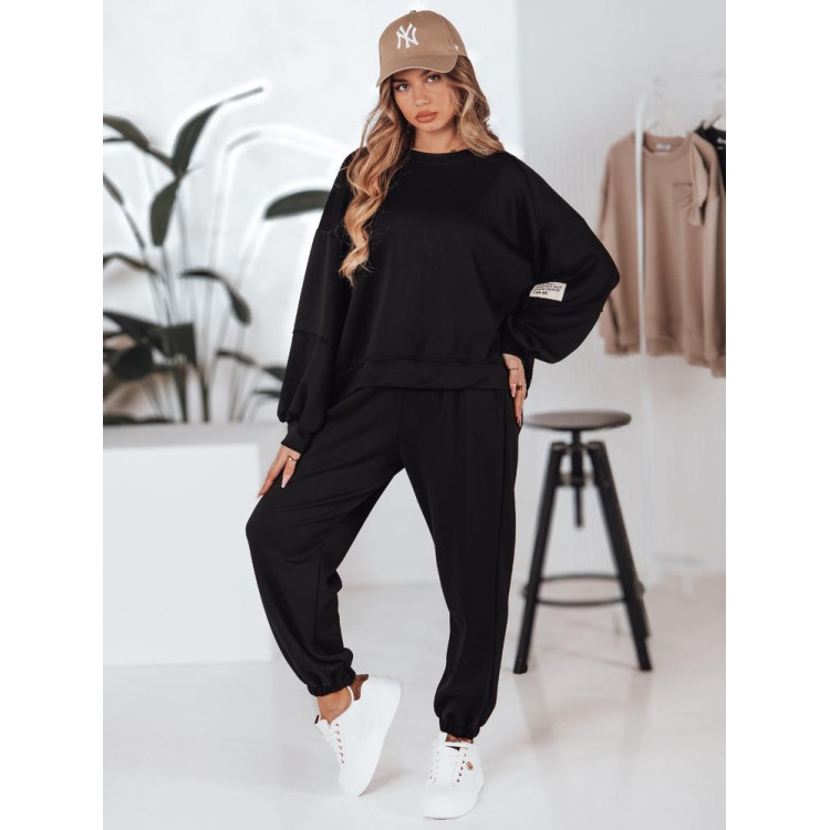 PERFECT - oversize tepláková souprava - černá, velikost sedne od S do XL