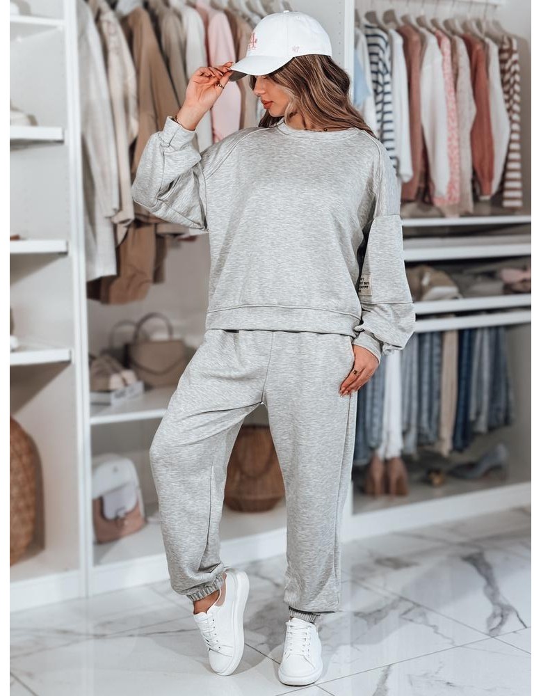 PERFECT - oversize tepláková souprava - šedá, velikost sedne od S do XL