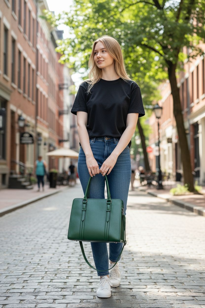 Kabelka Milada green