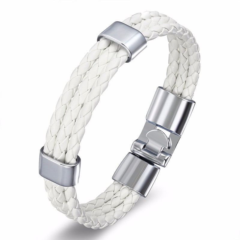 Náramek Viking Bílý chirurgická ocel