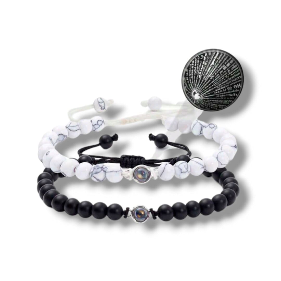 Párové náramky v dárkové krabičce