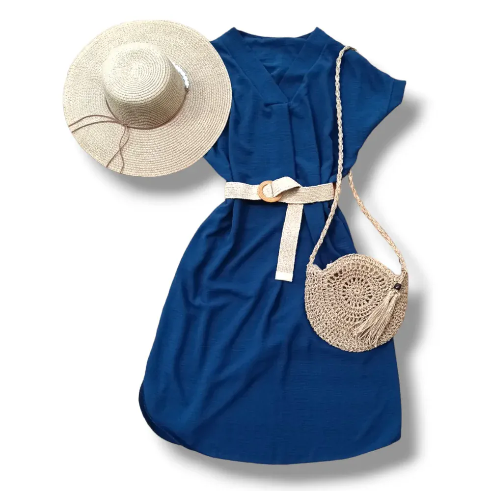 Šaty Georgia s páskem - sedne do velikosti 44