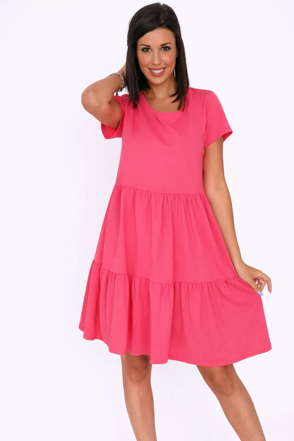 Šaty Julie - magenta, velikost sedne od S do XL