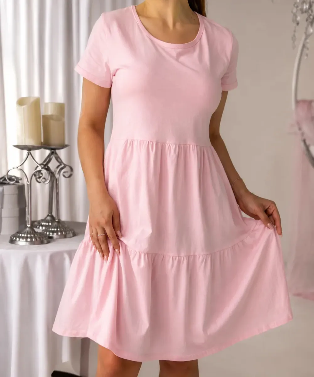 Šaty Julie - růžová, velikost sedne od S do XL