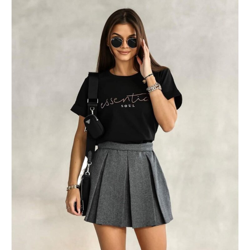 Essential soul - tričko - černé, velikost sedne do L