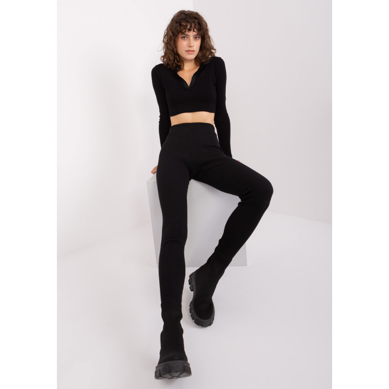 LENA - basic legíny - černé, velikosti od S do XL