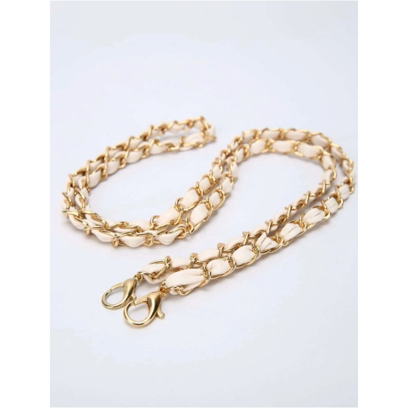 Zlatý řetízkový popruh na kabelku/ledvinu