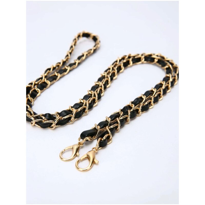 Zlatý řetízkový popruh na kabelku/ledvinu