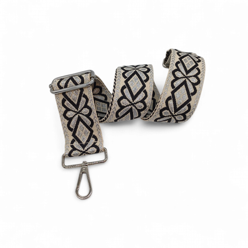 Popruh na kabelku/ledvinu s dekorativním vzorem