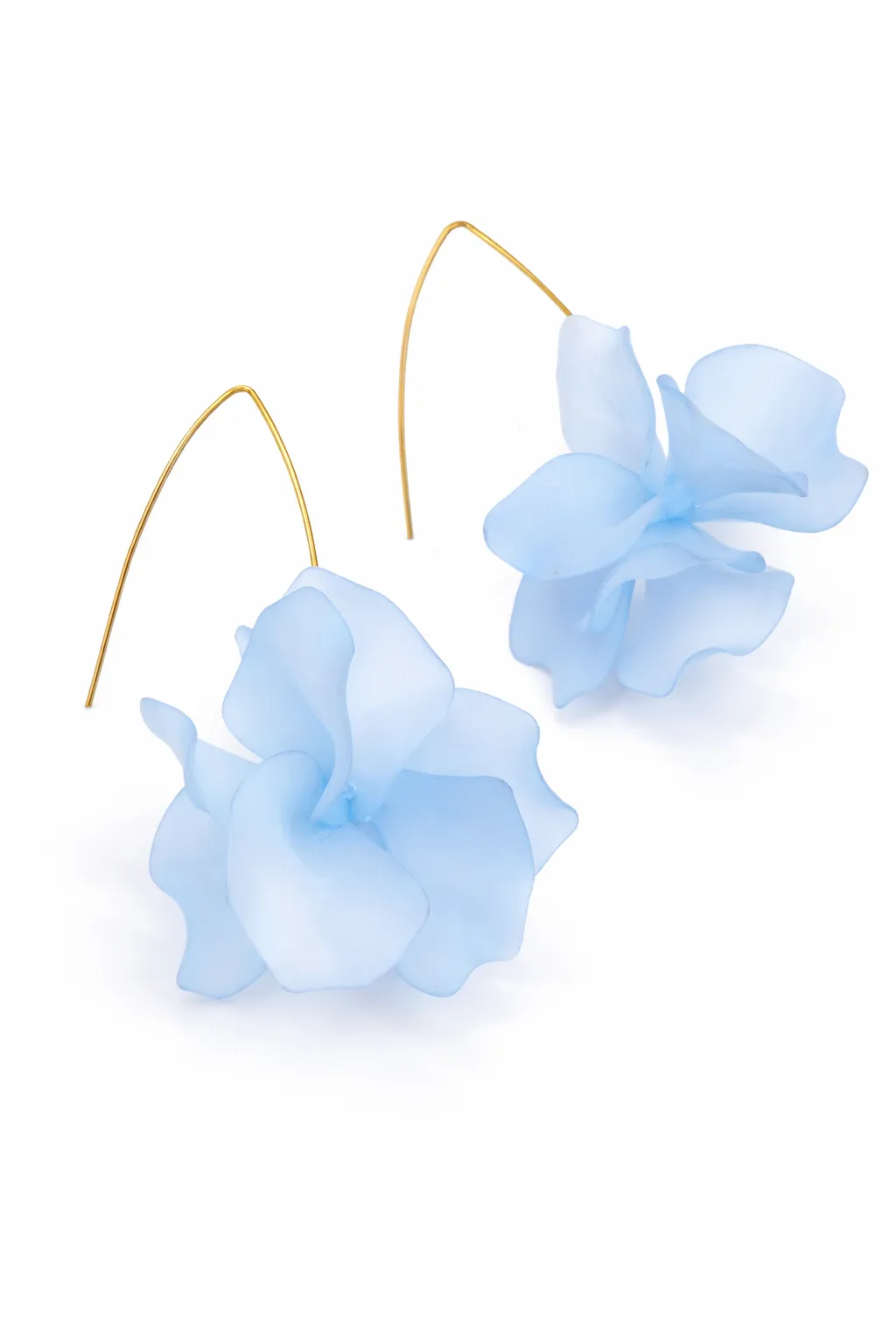 IRIS - světle modré náušnice