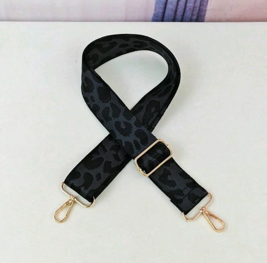 Popruh na kabelku/ledvinu WILD - zlatá spona