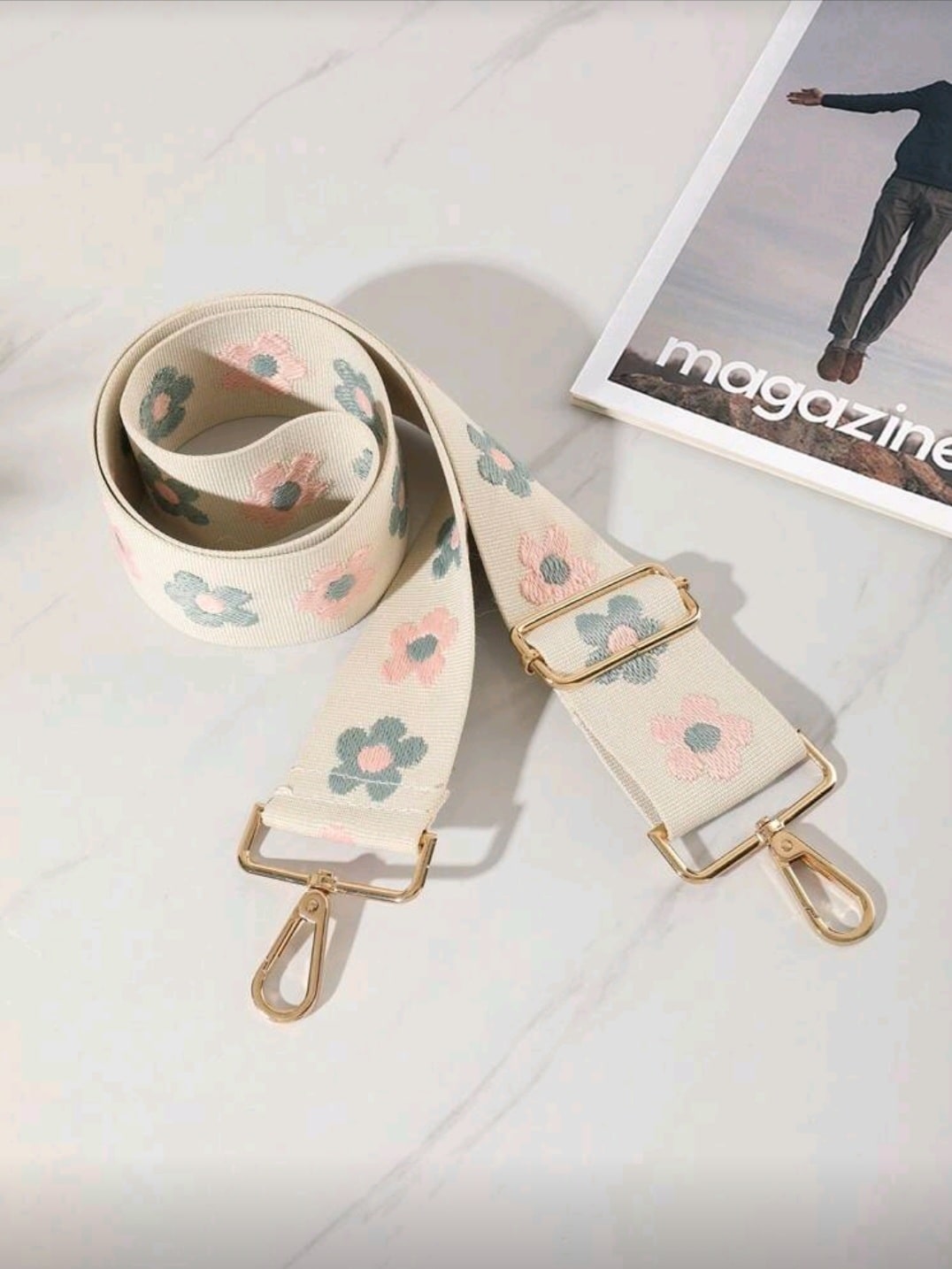 Popruh na kabelku/ledvinu BLOOM