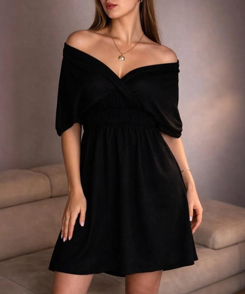 COCO - letní šaty - černá, velikost sedne S až XL