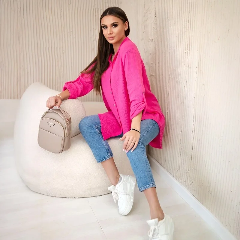 HAVANA - mušelínová košile - pitahaya, sedne od velikosti S do L