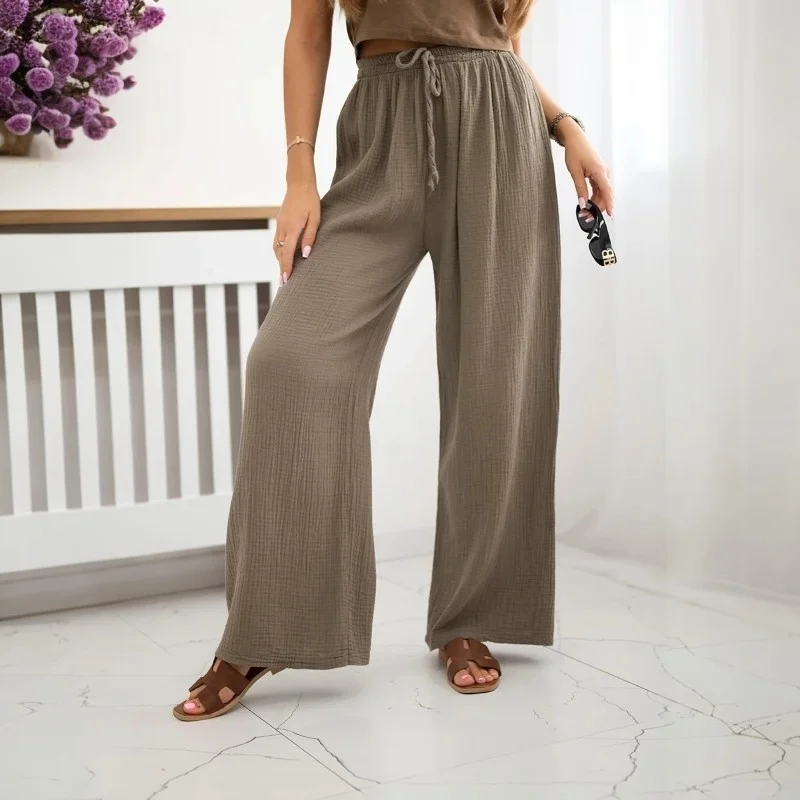 SAMBA - mušelínové kalhoty - frappé, velikost sedne od S do L