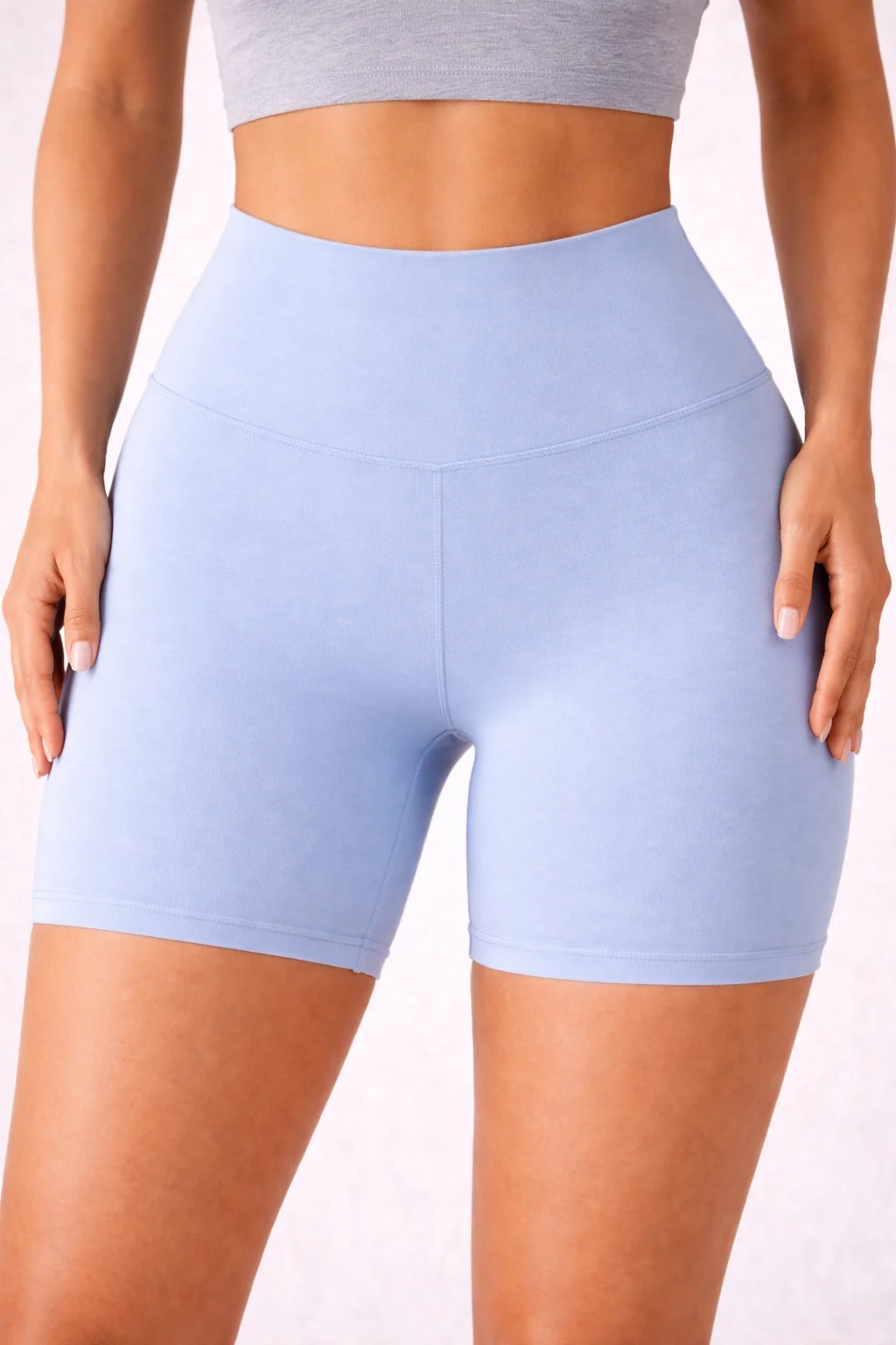 Velvetky SHORTS - světle modrá, velikosti od S do XL