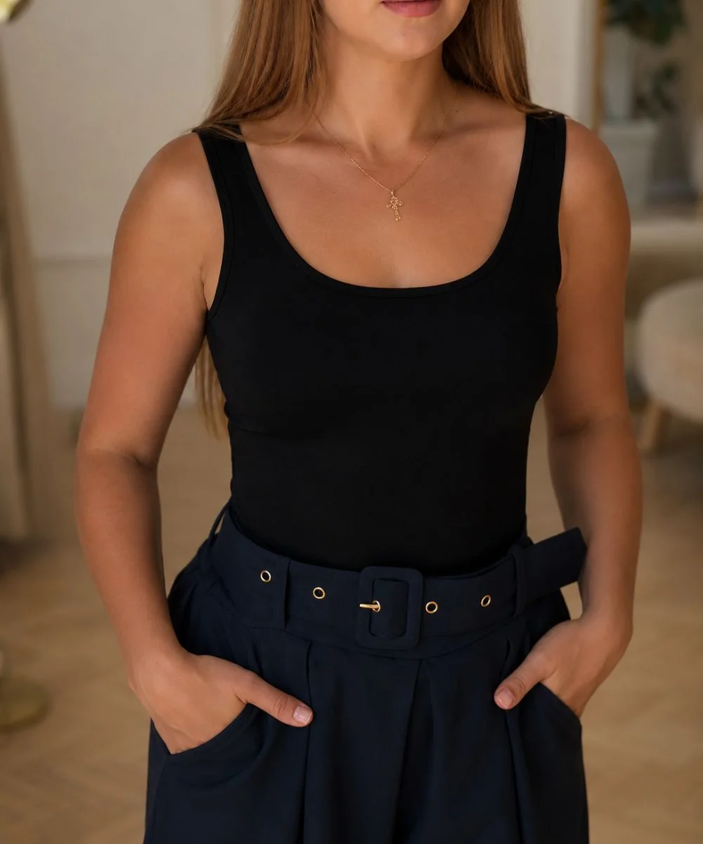 ELLA - top - černá, sedne od XS do L