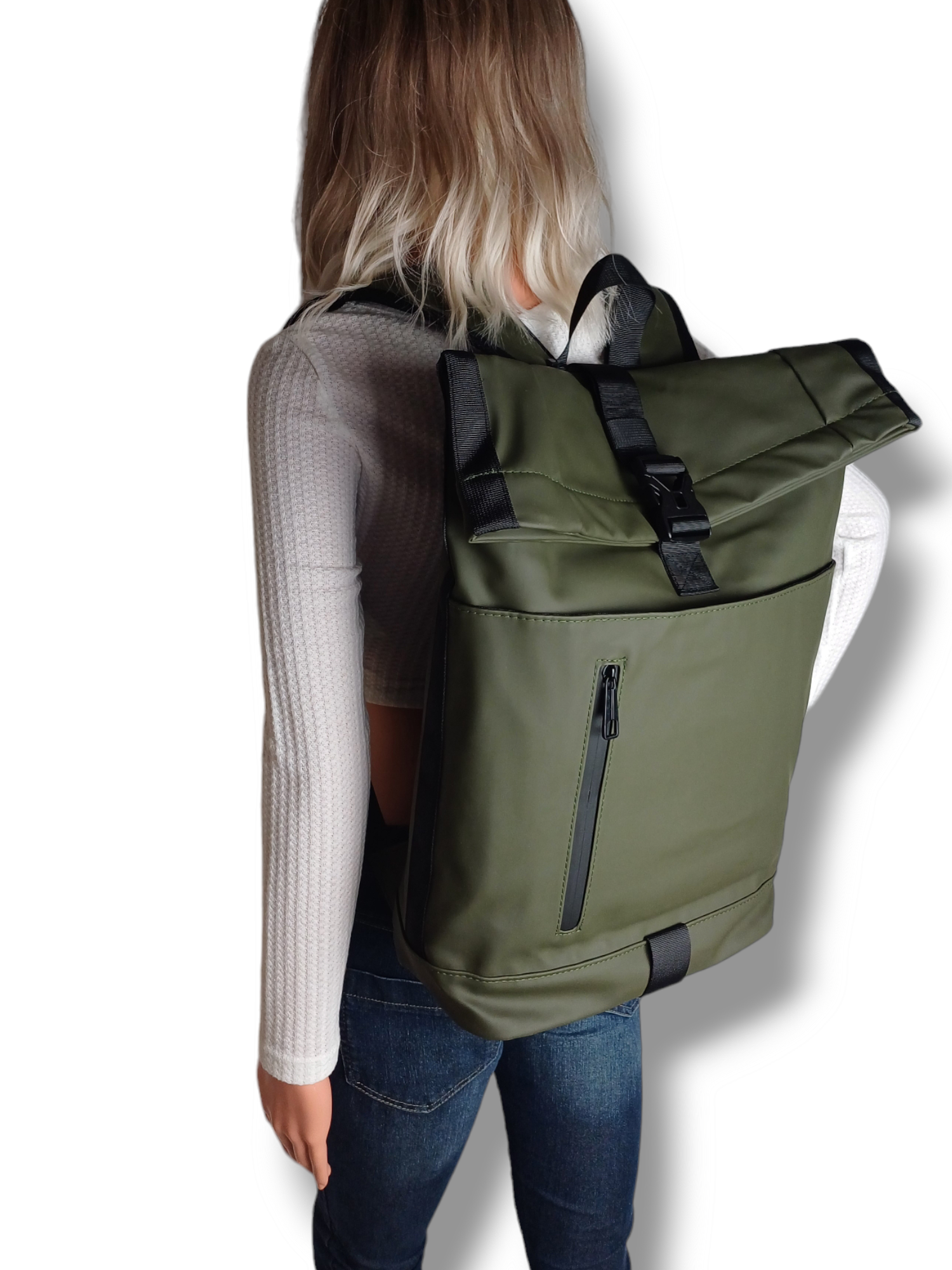 Unisex batoh Rubber - khaki