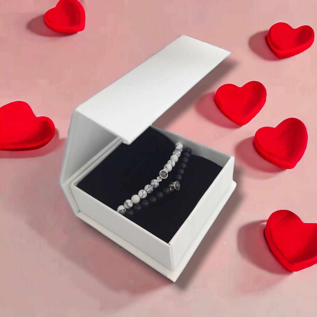 Párové náramky v dárkové krabičce