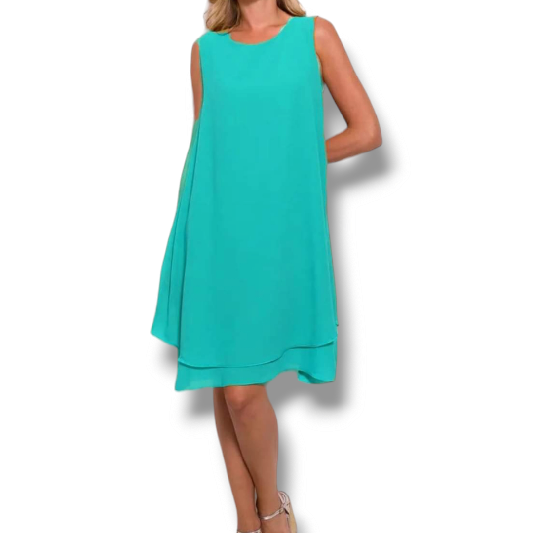 Minty - PLUS SIZE šaty - mint, sednou do velikosti 52