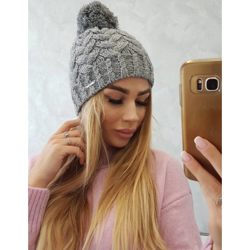 Daria - zimní čepice - grey