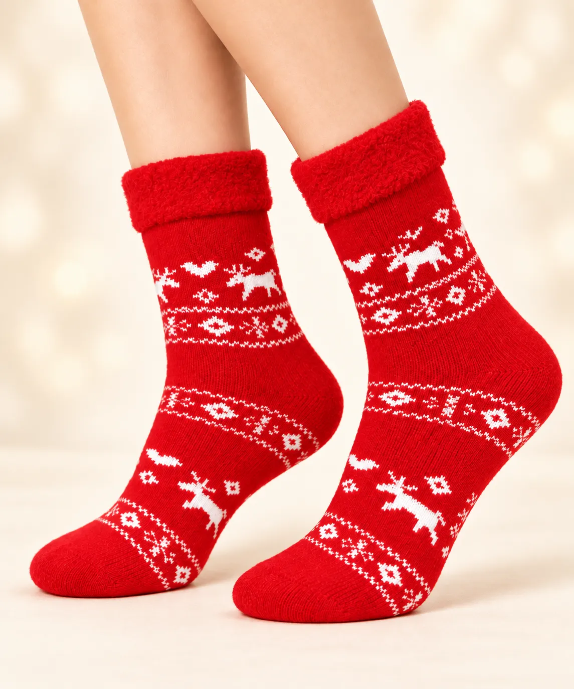 XMAS GIFT – vánoční ponožky v dárkové kouli Sobíci