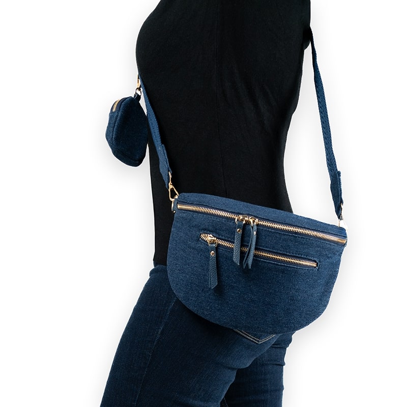 MERYL - ledvinka - dark denim
