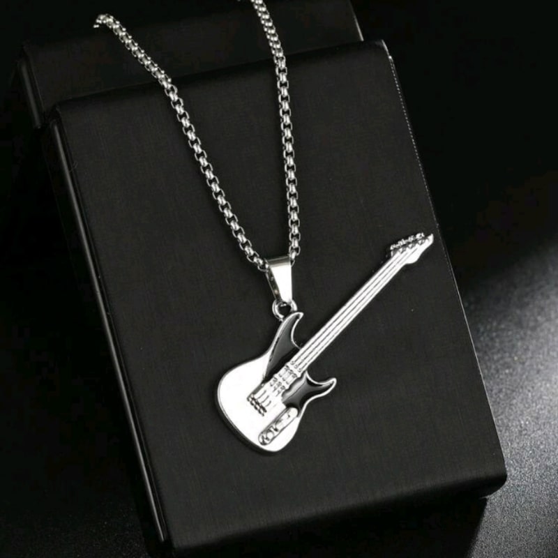ROCKSTAR - řetízek s přívěskem elektrické kytary