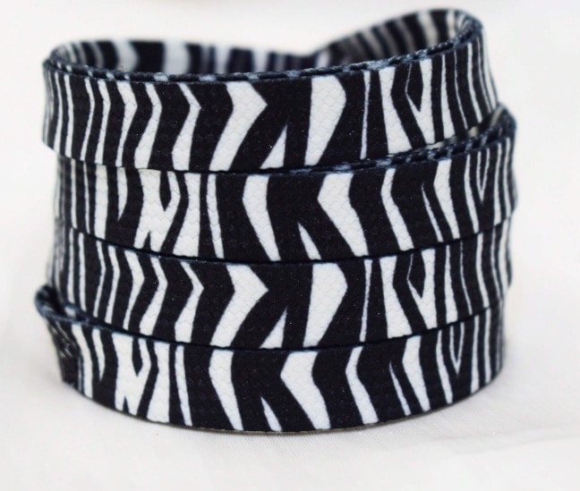 ZEBRA LACES - tkaničky do bot se zebřím motivem - 160 cm