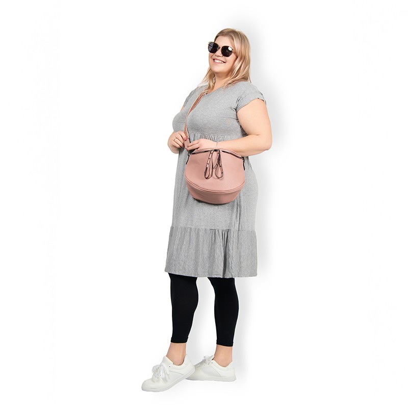 PLUS SIZE šaty Kate - šedá, sednou do velikosti 50