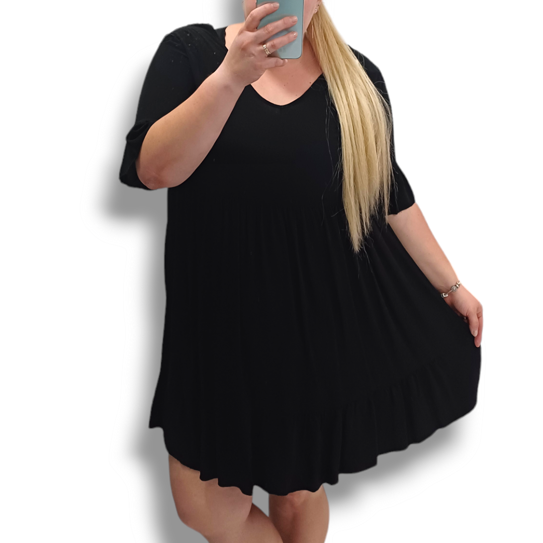 Šaty Clare - černá, , sedne od velikosti XS do XXL