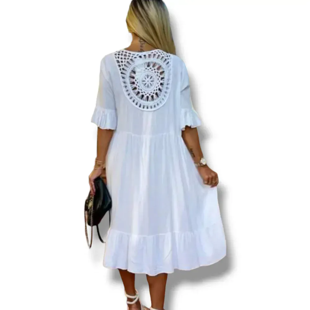 Šaty Clare - bílá, , sedne od velikosti XS do XXL