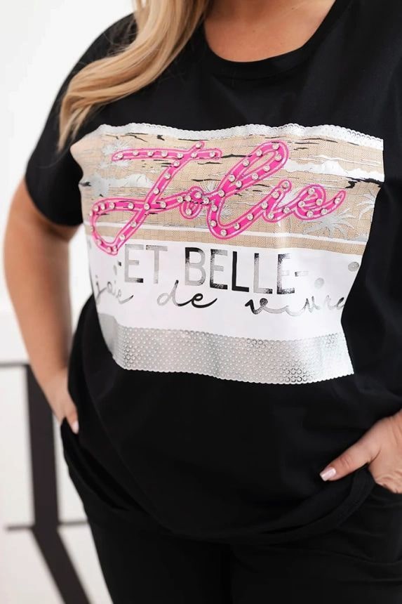 JOLIE - PLUS SIZE tričko, sedne do velikosti 50