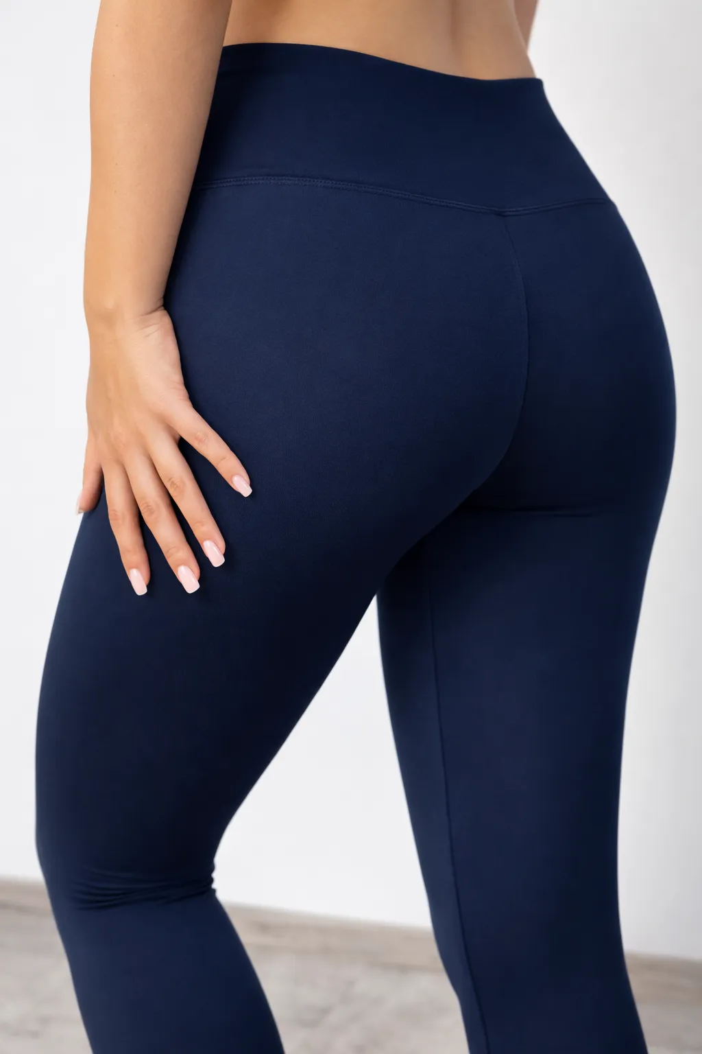 Velvetky - dámské legíny - modrá, velikost M/L