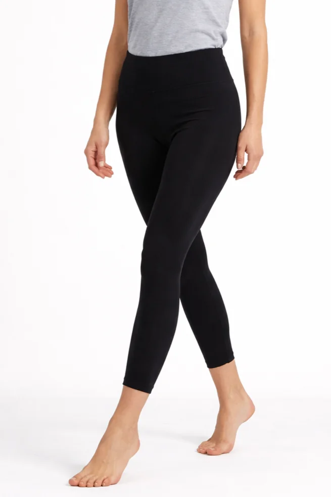 Velvetky 7/8 – černé bambusové legíny (nad kotníky) - velikost 4XL/5XL