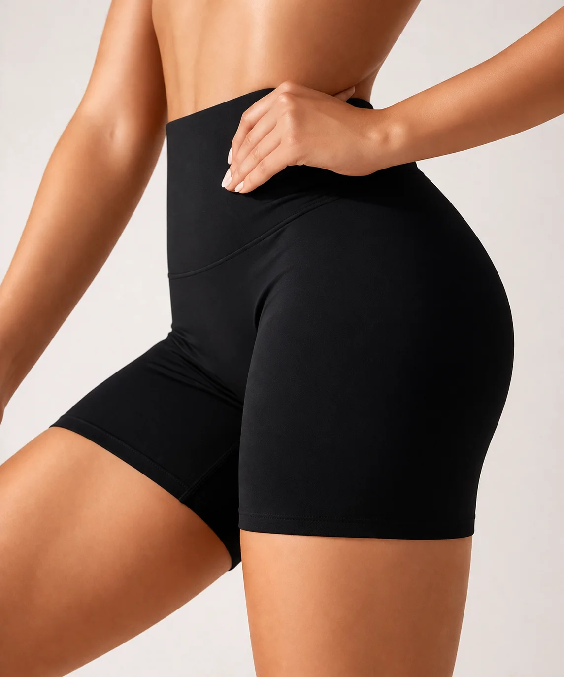 Velvetky SHORTS - černá, velikosti od S do XL