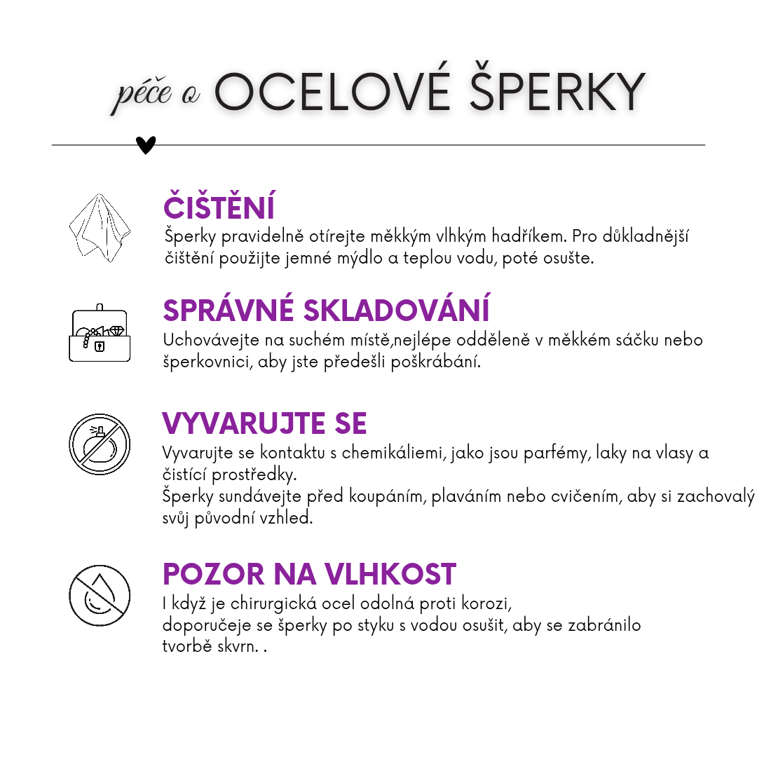 Prsten July - chirurgická ocel