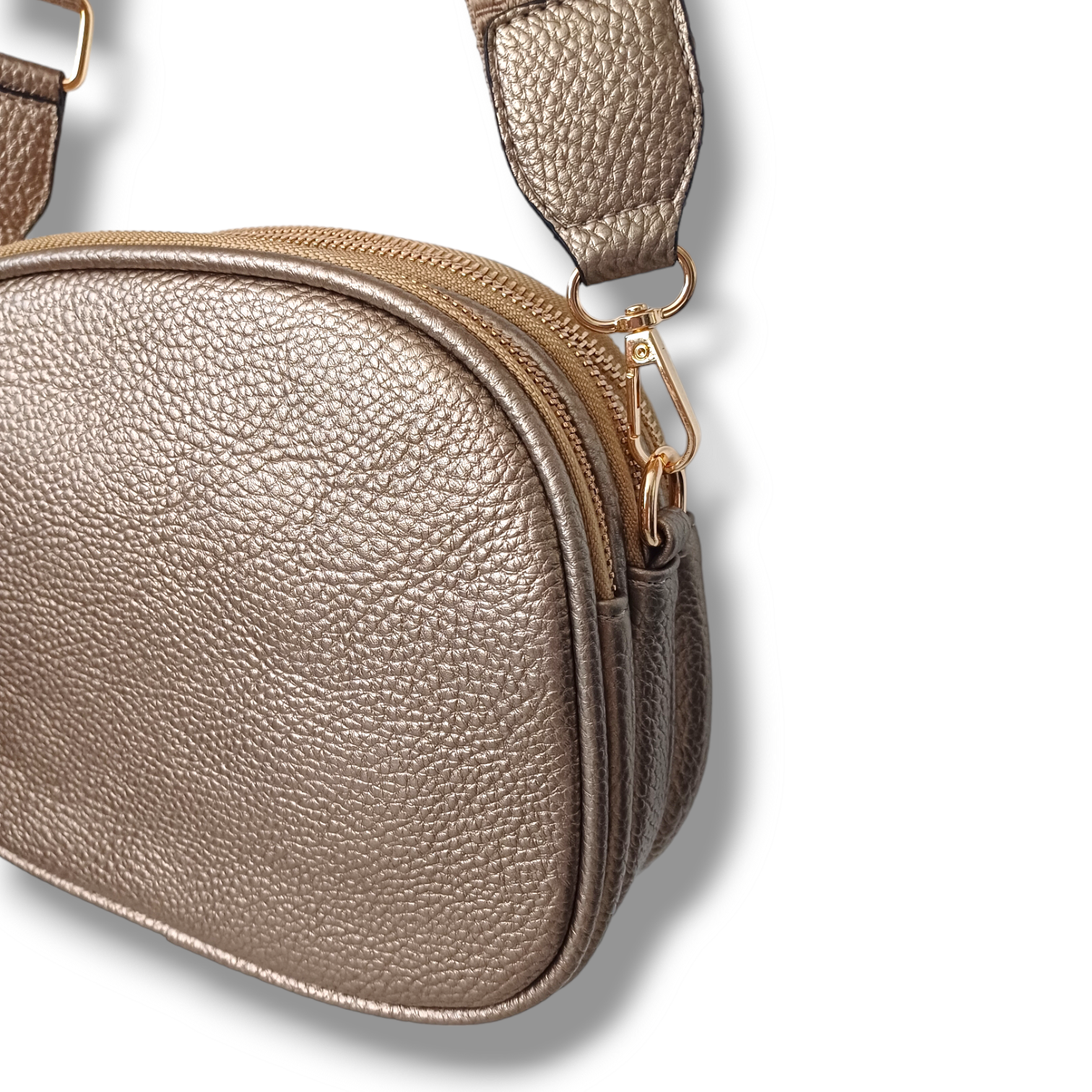 Coco - bronzová crossbody kabelka