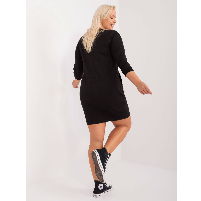 GINNY - PLUS SIZE šaty - černá, sedne do velikosti 50