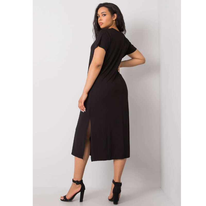 ANTONIA - černé PLUS SIZE šaty - velikosti od XL do XXXL