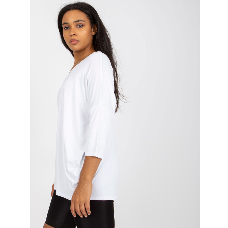 FRANCIS - PLUS SIZE tričko - bílá
