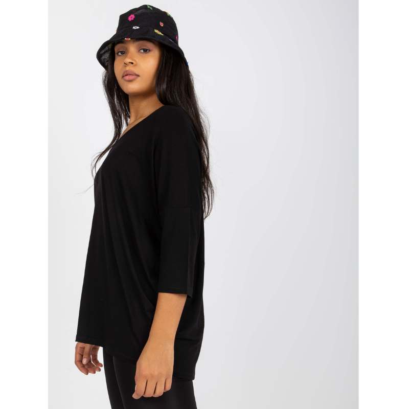 FRANCIS - PLUS SIZE tričko - černá