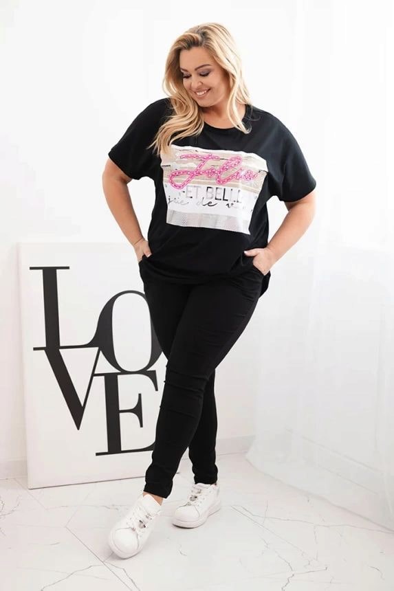 JOLIE - PLUS SIZE tričko, sedne do velikosti 50