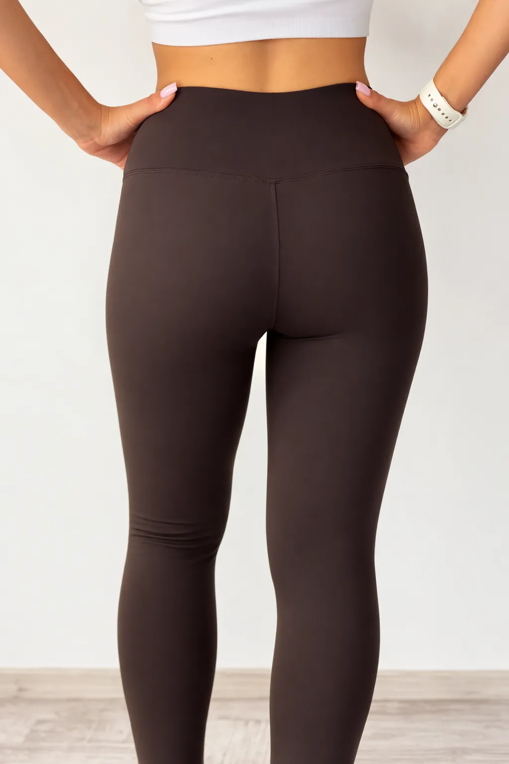 Velvetky - dámské legíny - čokoláda, velikost 5XL/6XL