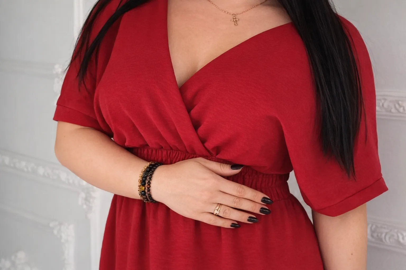 COCO - letní šaty - cherry, velikost sedne S až XL